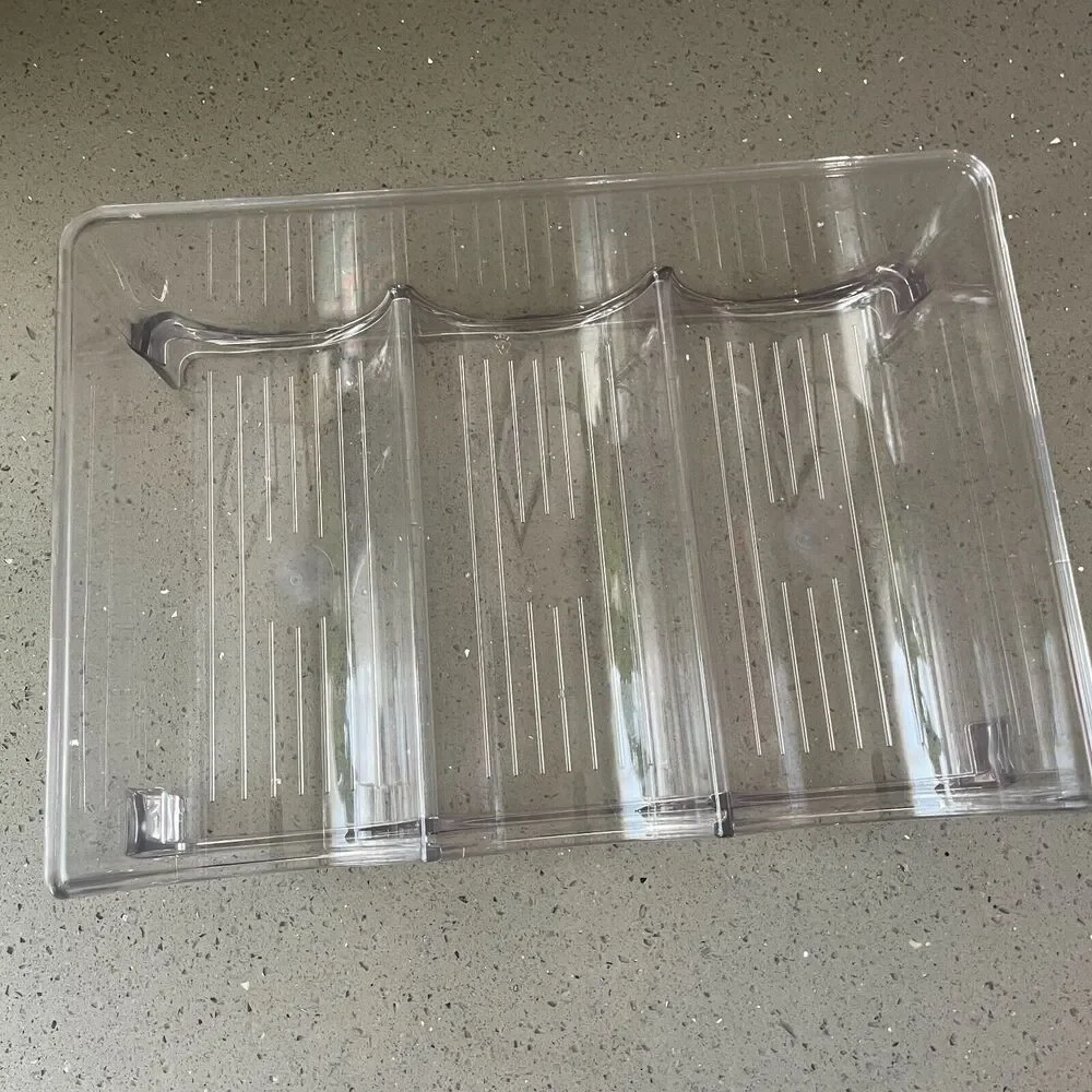 Clear Wine Racks for Refrigerator, Water Bottle Organizer, 3Bottles